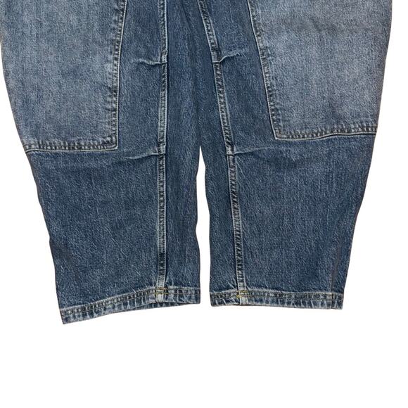 Anthropologie Pilcro The Wanderer Relaxed Jeans Plus Size 22W Blue Medium Wash - Picture 7 of 11